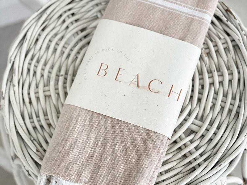 Stone turkish towel