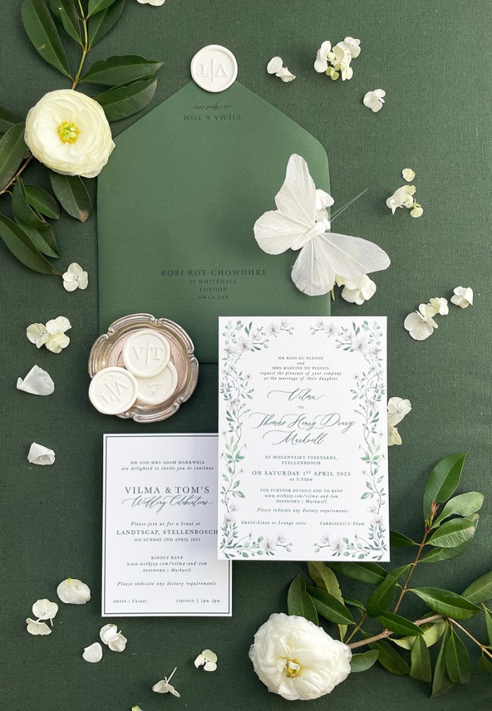 Vilma and Tom invitation