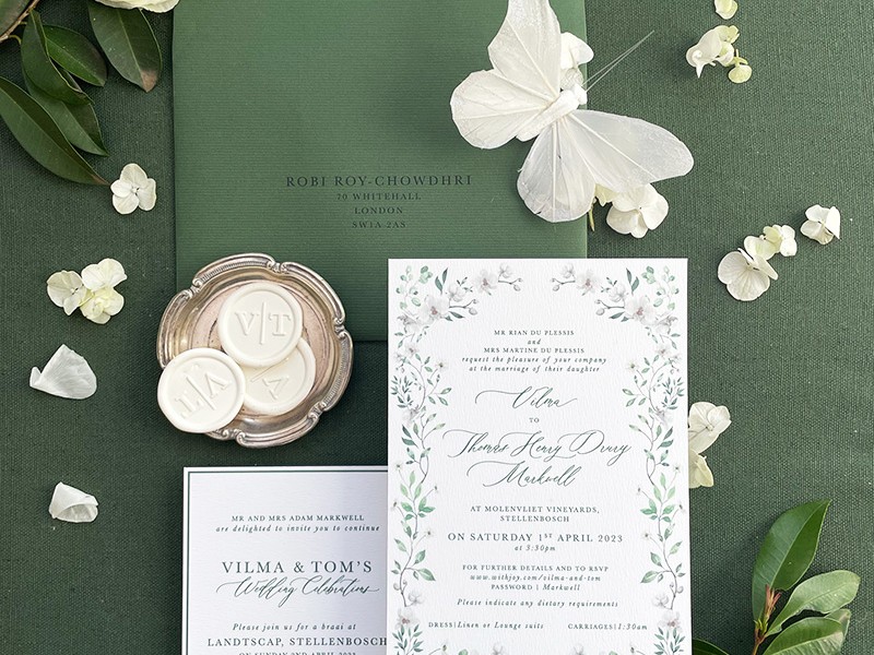 Vilma and Tom invitation