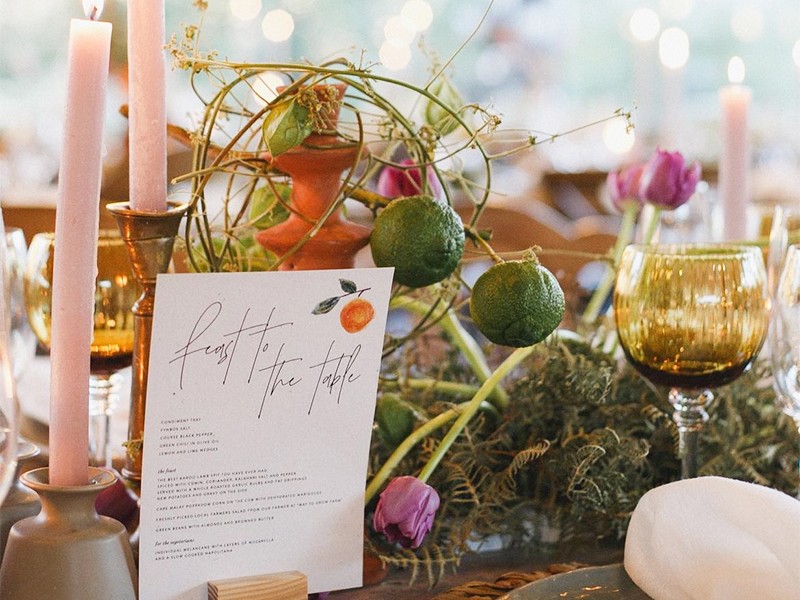 Bash events table menus