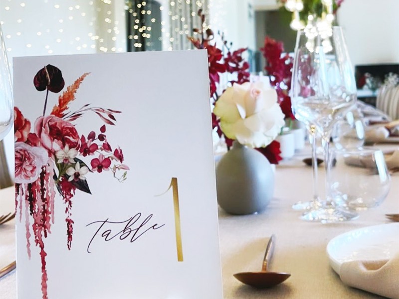 Steph and Russell table numbers