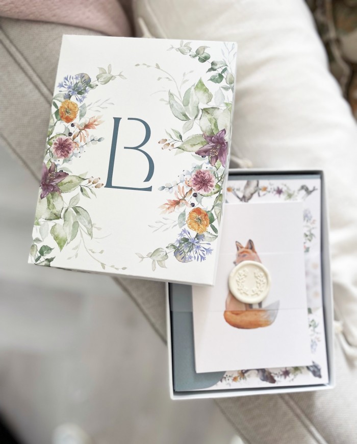 Bianka and Lawrence personal stationery