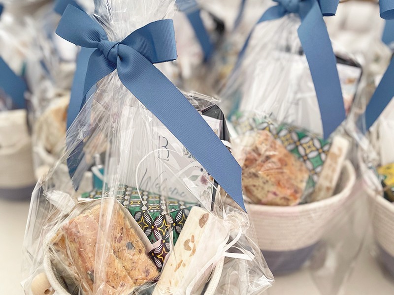 Bianka and Lawrence welcome baskets 5jpg