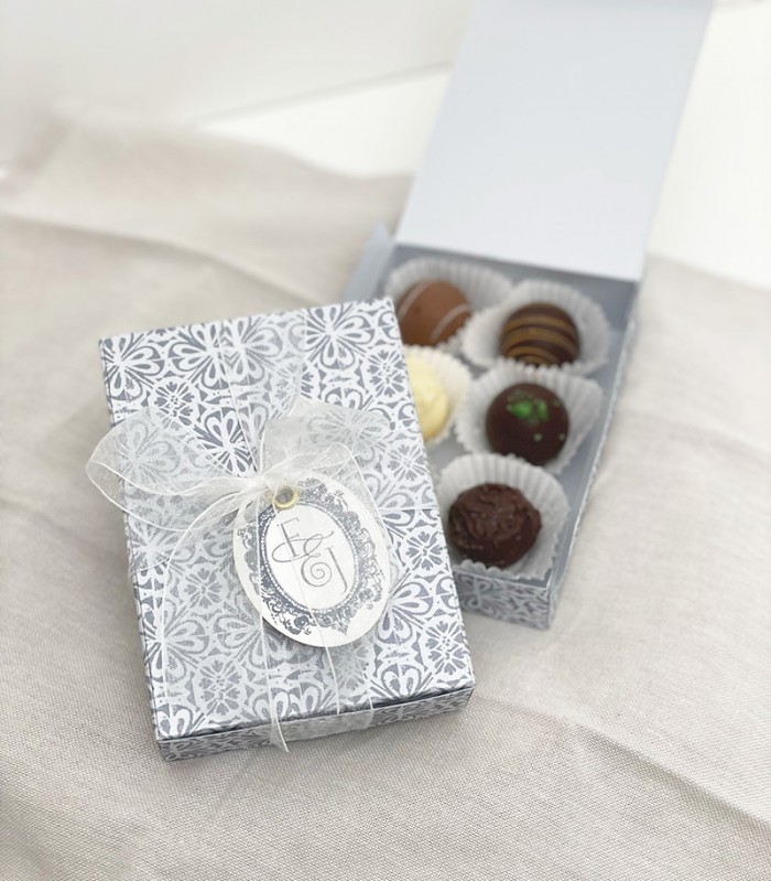 Custom chocolate truffle boxes