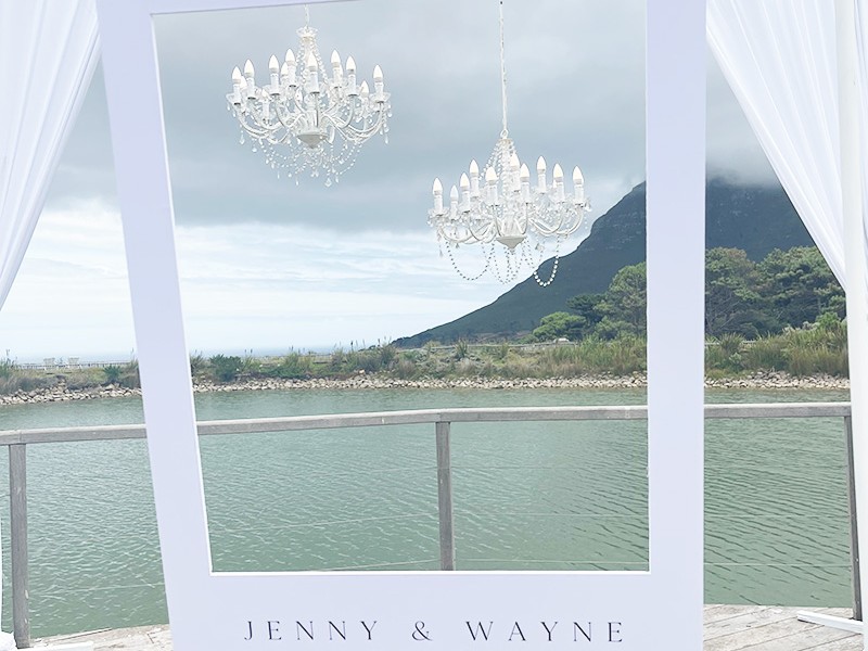 Jenny and Wayne wedding polaroid photo station