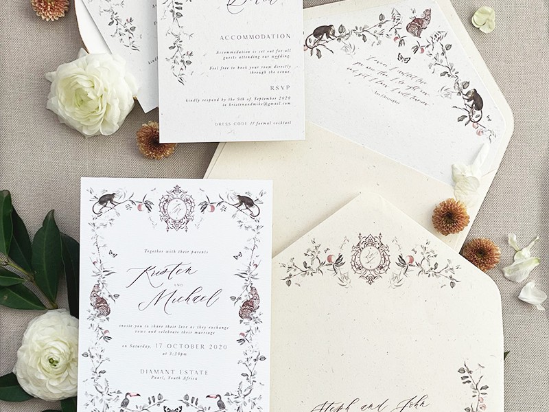 Jungle Monkey invitation