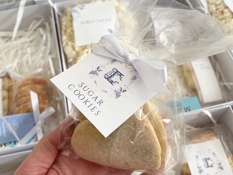 Lauren and Callum sugar cookies