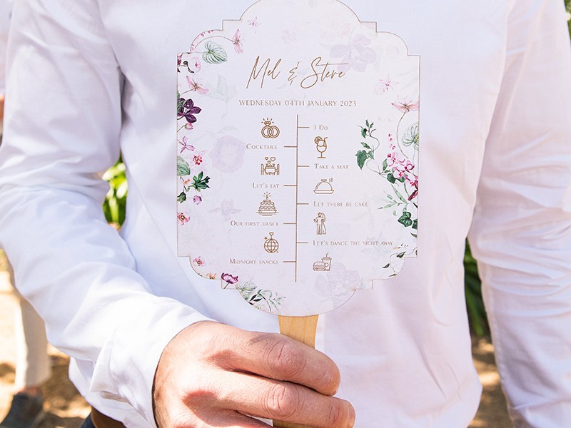 Mel and Stephen program fan