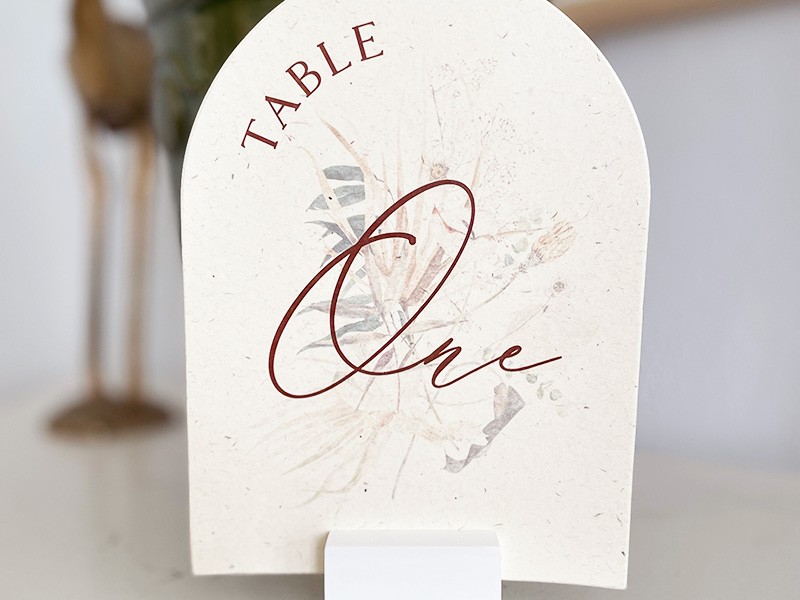 Mia and Anour table number