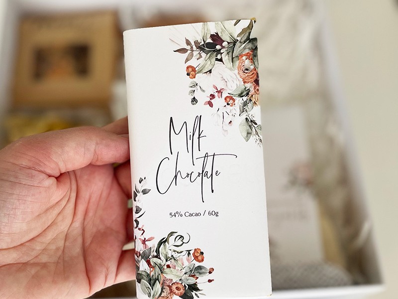 Personalised chocolate slab gifts