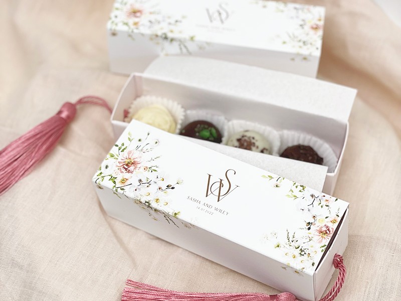 Personalised chocolate truffle boxes 2