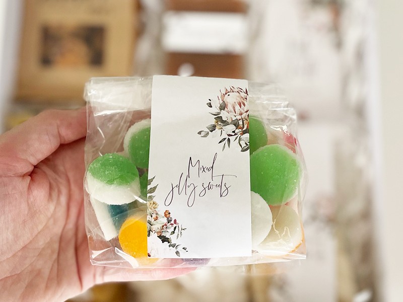 Personalised jelly sweets