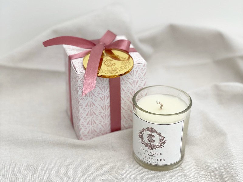 Small scented candle gift