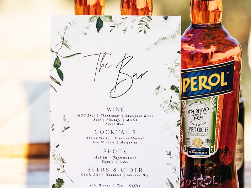 Sophie and Murray bar signage