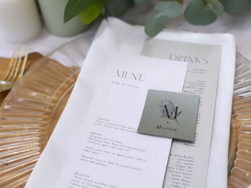 Tracey & Andy Layered menu