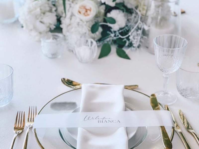 Vellum guest name band