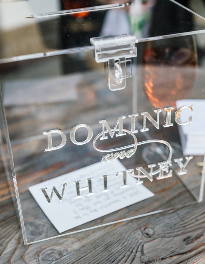 Whitney & Dominic gift envelope box