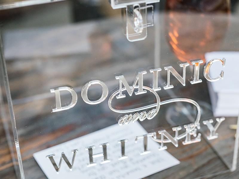 Whitney & Dominic gift envelope box