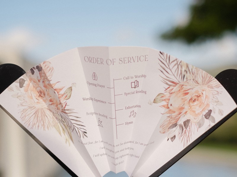 Yewanda 40th birthday program fan 2