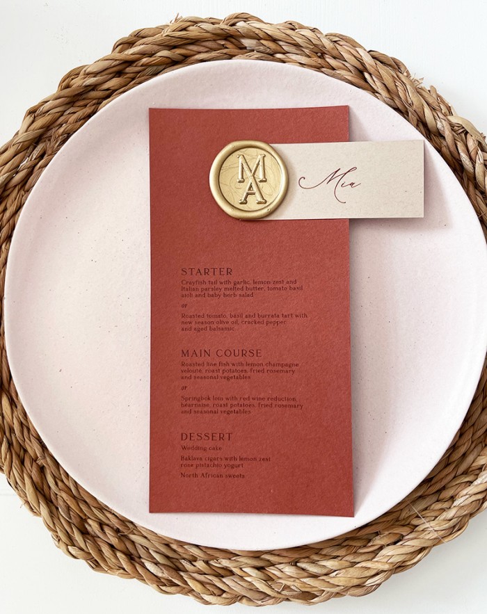 Mia and Anouars menus