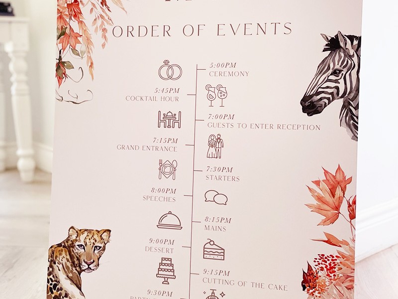 Nabeela and Max order of events sign