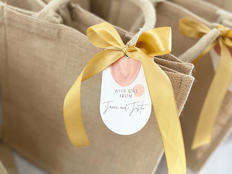 Janine and Justin wedding welcome bags 4