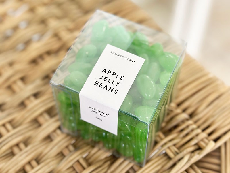 Apple jelly beans box