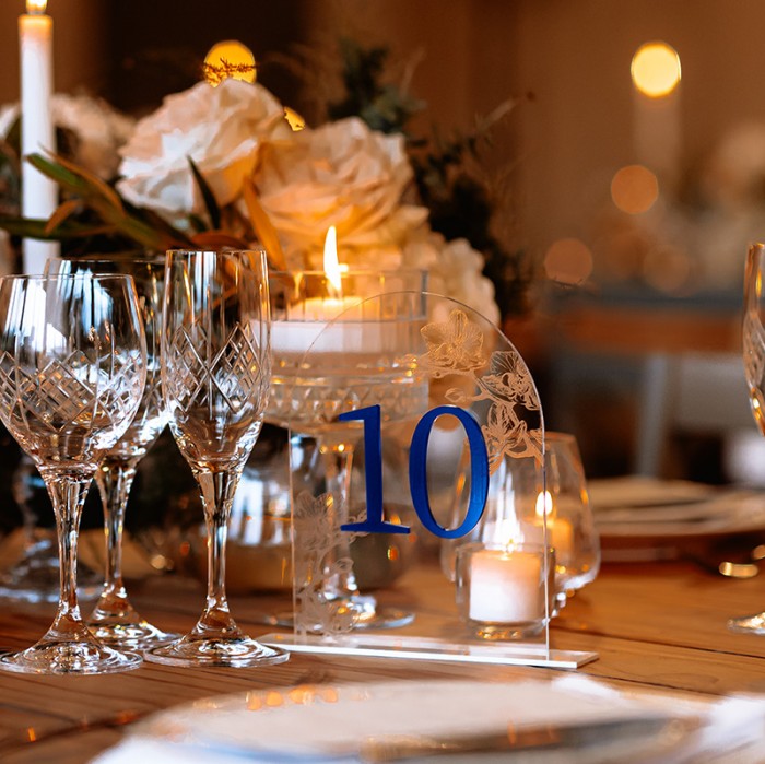 Blynn and Kyle - Amy York table numbers