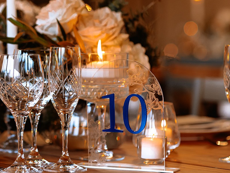 Blynn and Kyle - Amy York table numbers