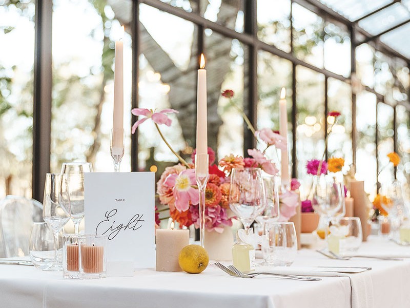 Anneke & Herman table number