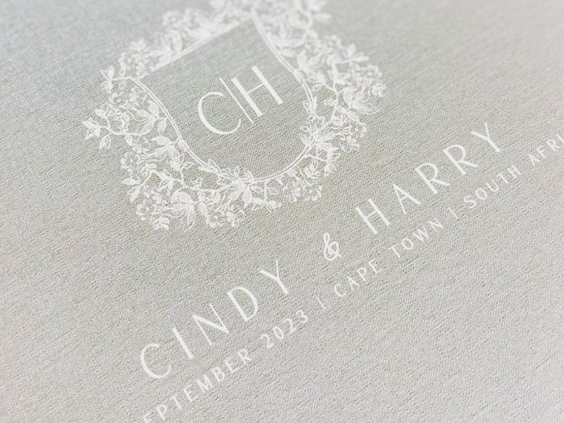 Cindy and Harry guest book