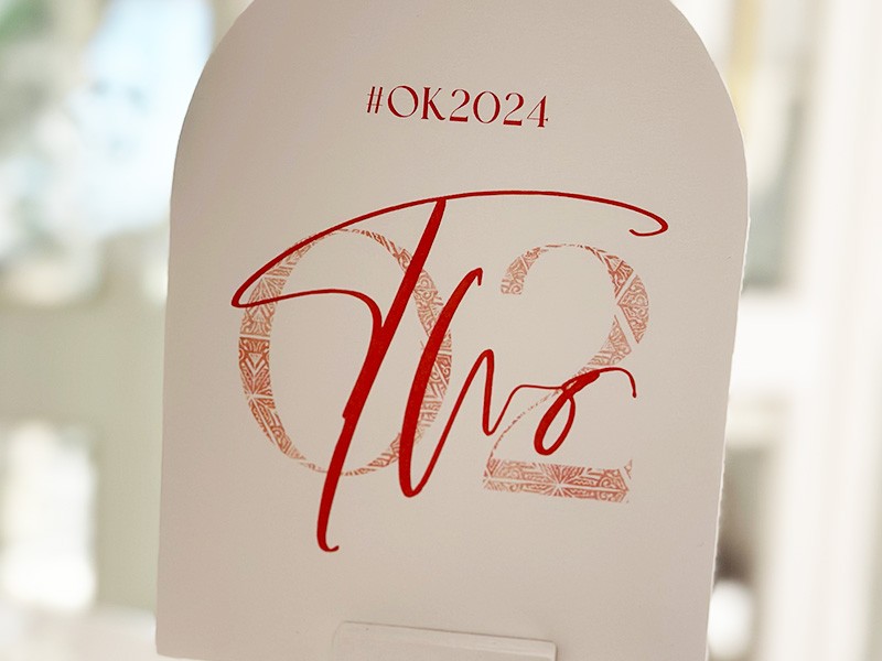 Lebi and Kwame table numbers