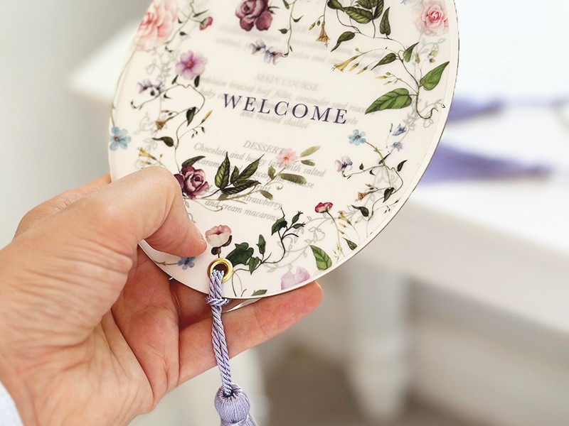 Llewys and Grant wedding menu 2