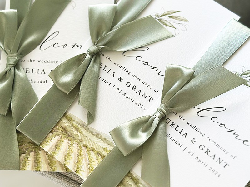 Celia and Grant program booklets