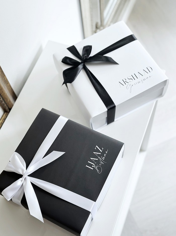 Ismaael and Raeesa groomsmens boxes 2