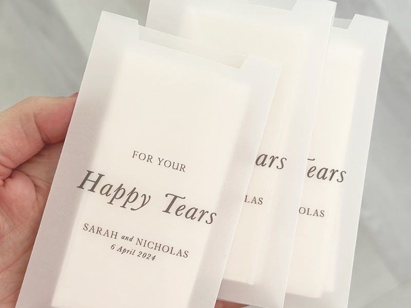 Sarah and Nicholas happy tears