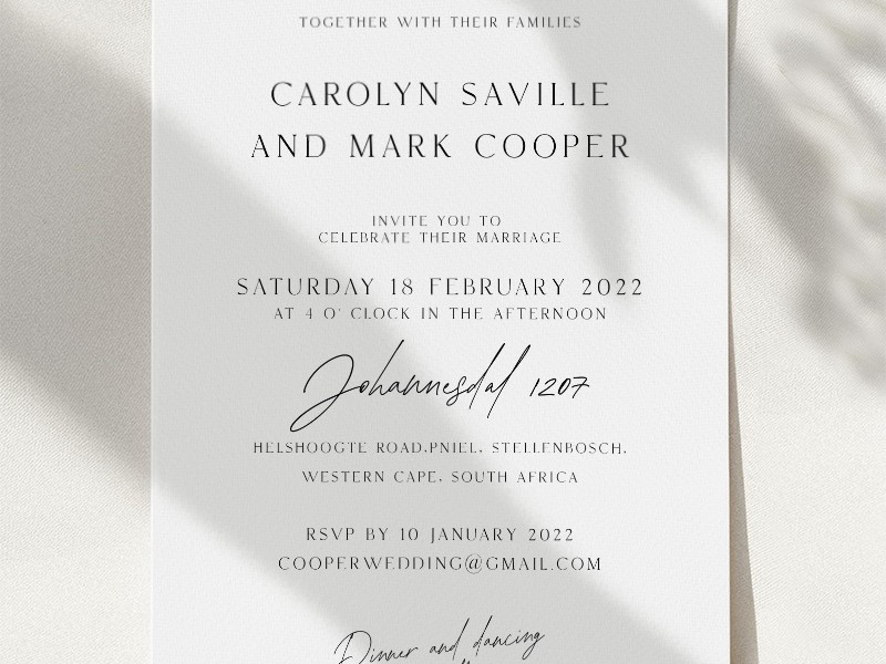 Digital Invitation template 12