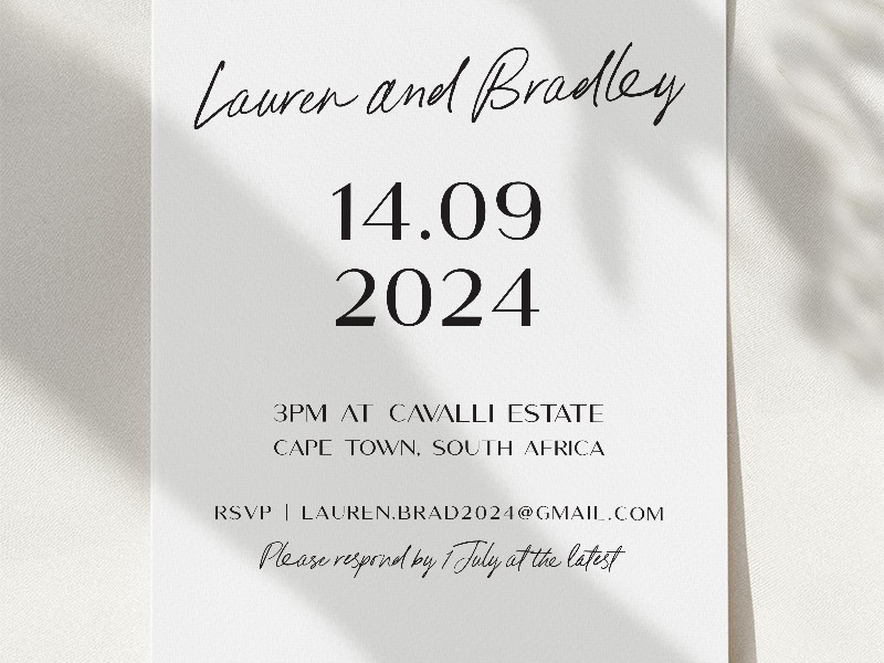 Digital invitation template 1