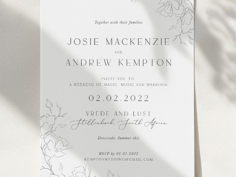 Digital invitation template 17