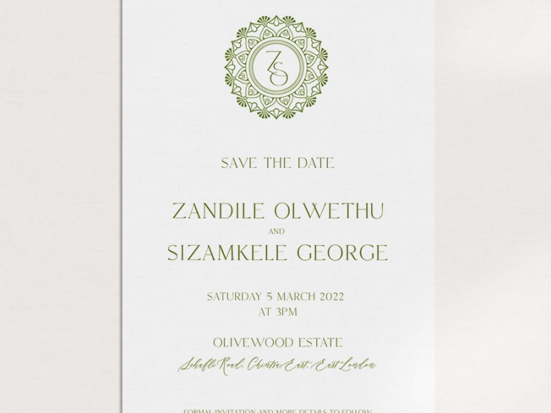 Save the date template 10