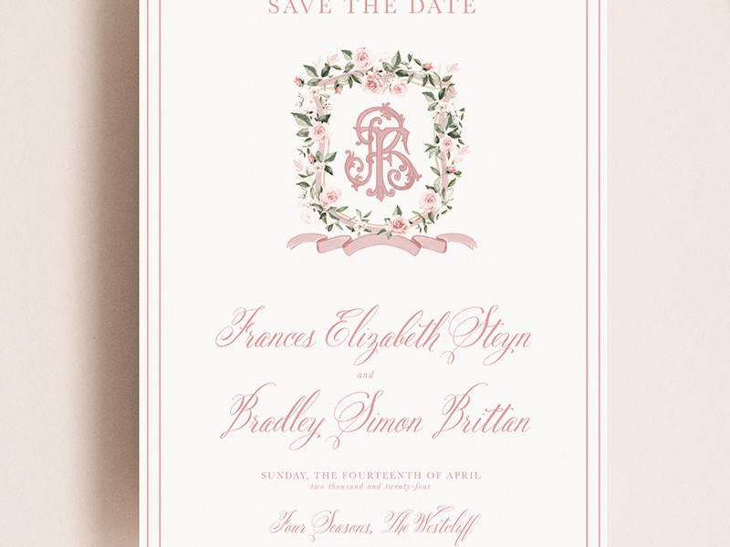 Save the date template 11