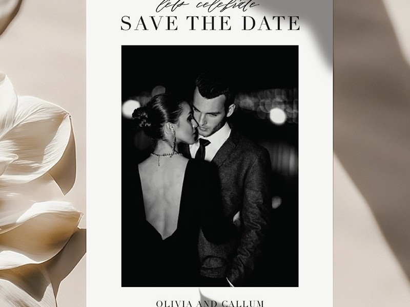 Save the date template 13