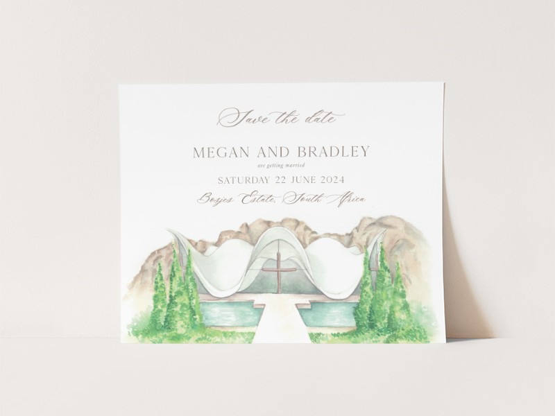 Save the date template 7