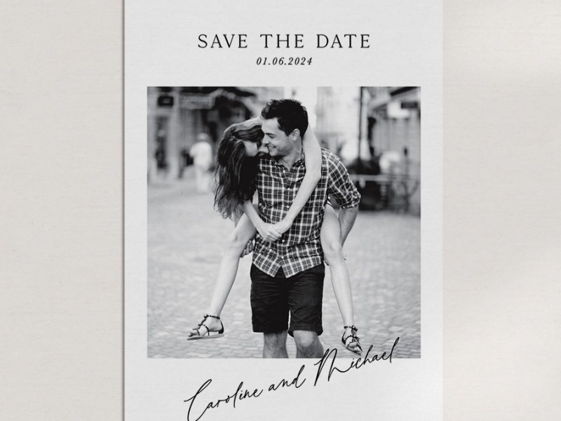 Save the date template 8