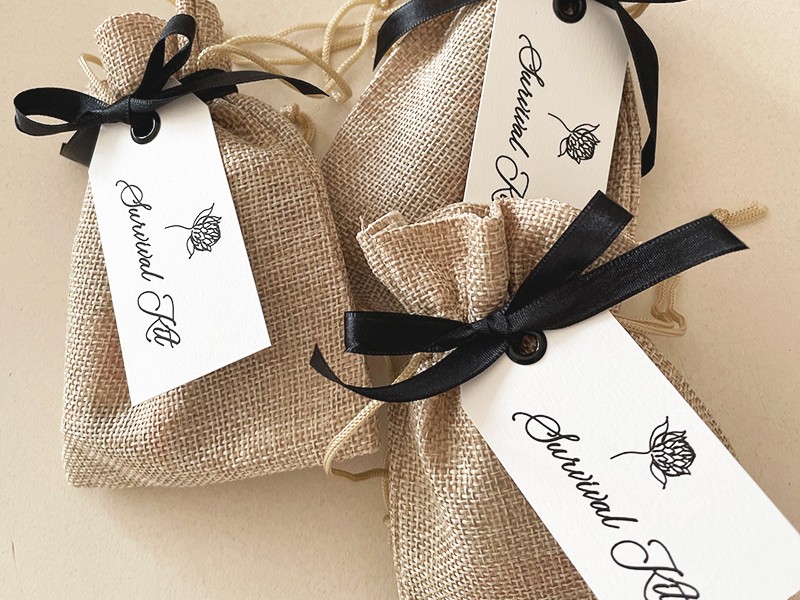 Mini survival kit bag