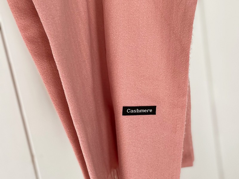 Salmon Pink - Plush pashmina