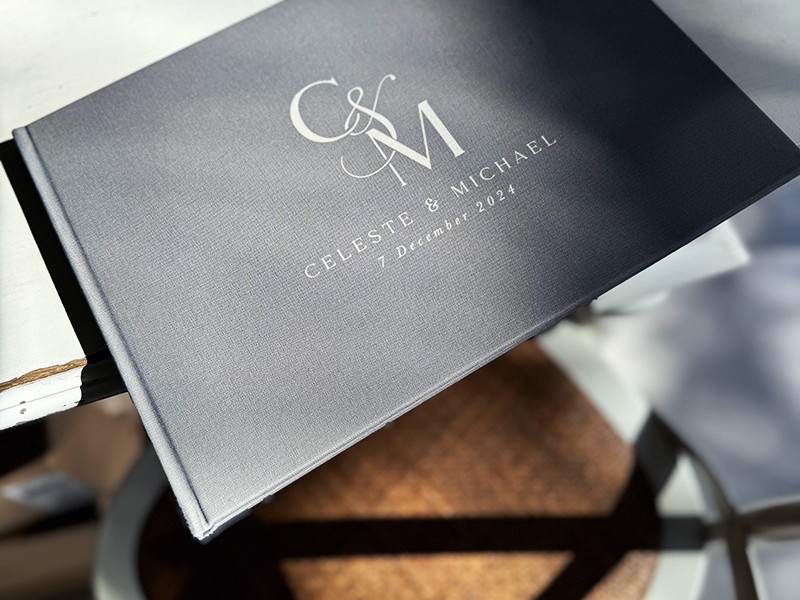 Celeste and Michael guest book 3