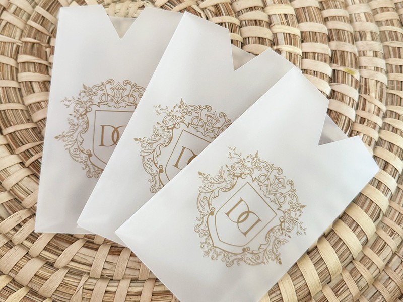 Daniella and Daniel confetti petal pouches