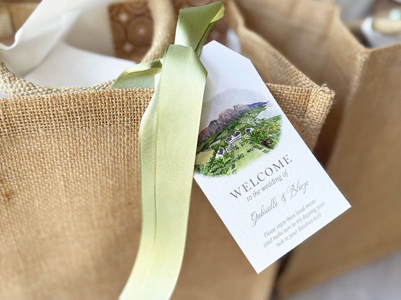 Gabrielle and Blaze welcome bags 3