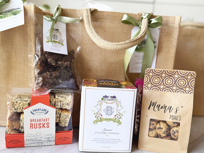 Gabrielle and Blaze welcome gift bags 5